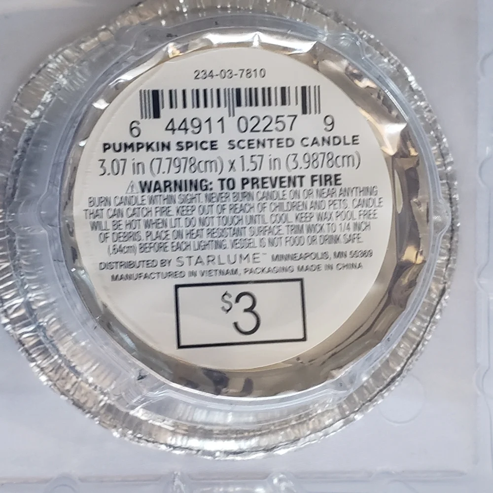 2 For $5 - Pumpkin Pie Spice Candle